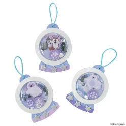 Arctic Wonderland Shaker Christmas Ornament Craft Kit-6Pk